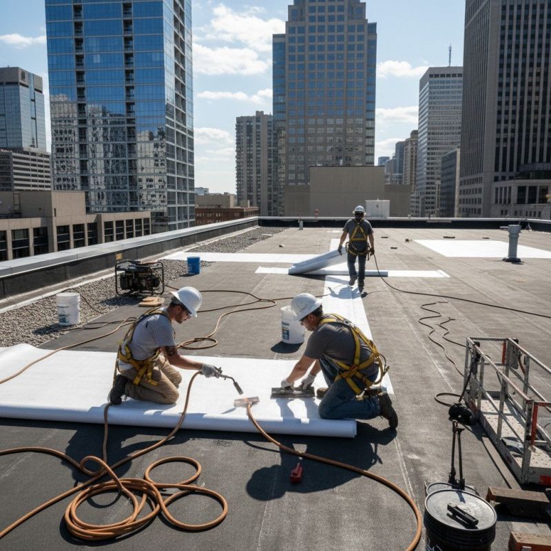 Single Ply Roof Repair in Kilmarnock, VA