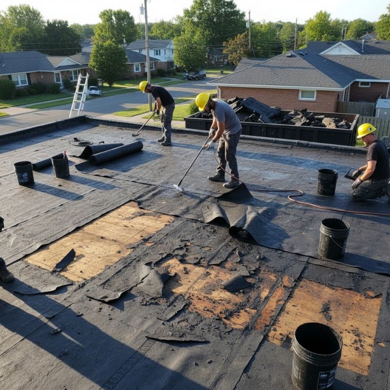 Single Ply Roof Repair in Toano, VA