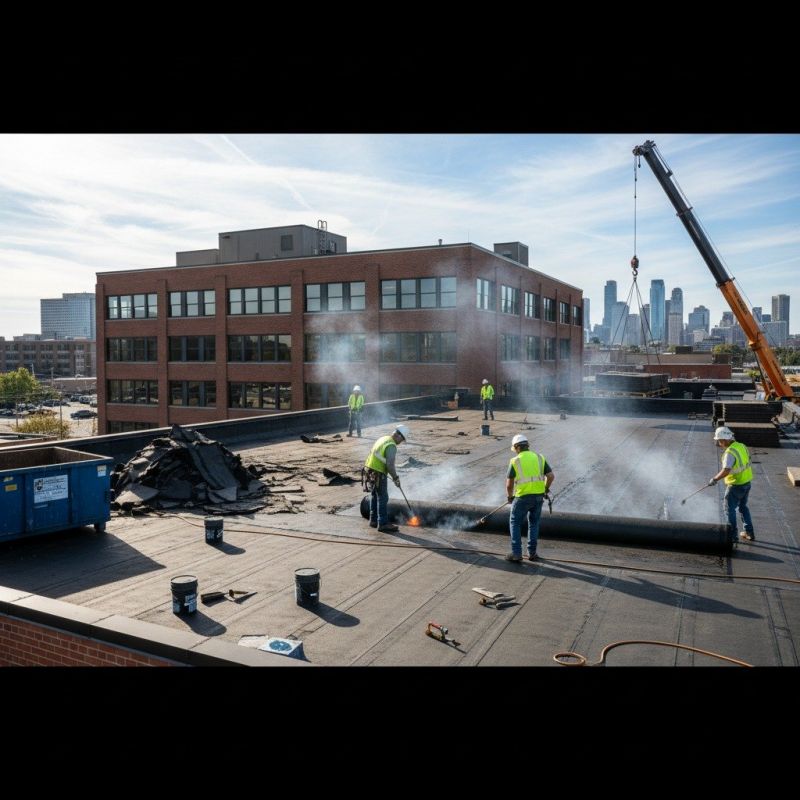 Single Ply Roof Replacement in James City County, VA