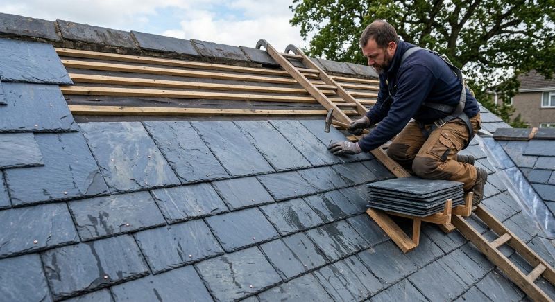 Slate Roof Construction in Cardinal, VA