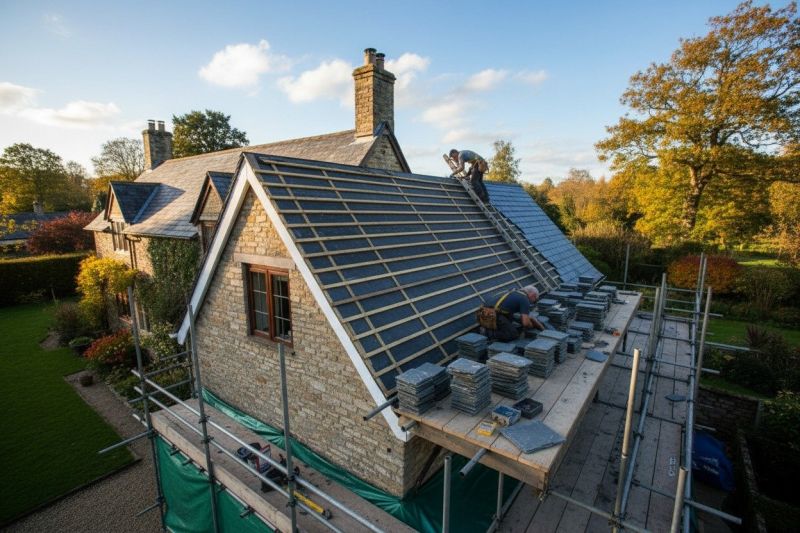 Slate Roof Replacement in Cardinal, VA