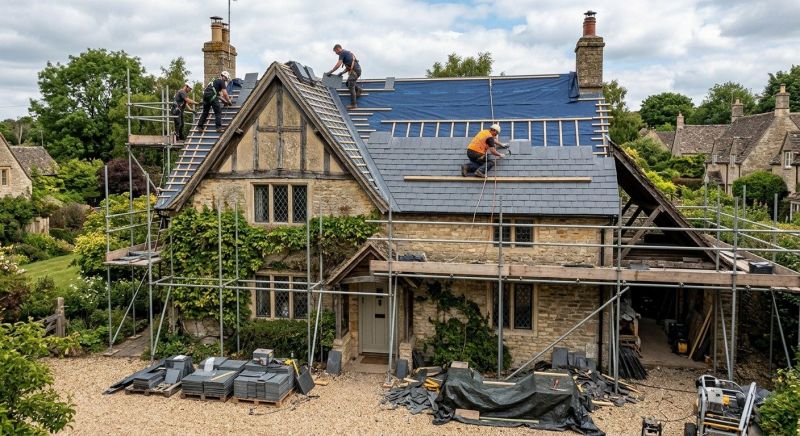 Slate Roof Replacement in Hudgins, VA