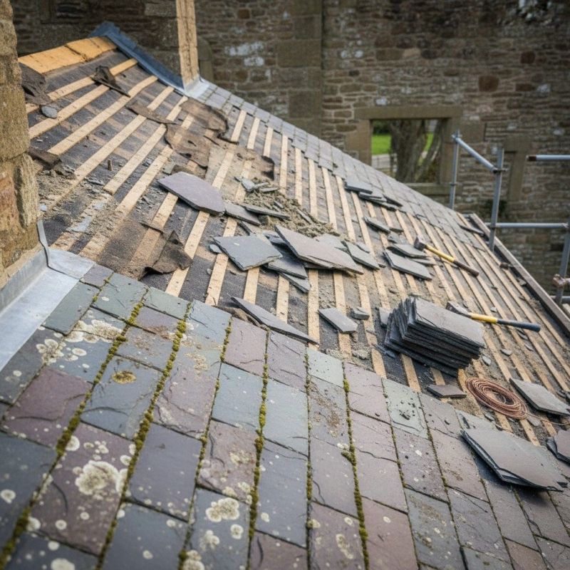 Slate Roof Replacement in Middlesex County, VA
