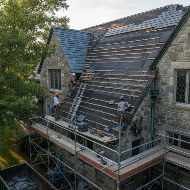 Slate Roof Replacement in York County, VA