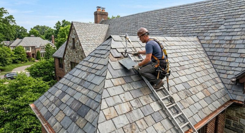 Slate Shingle Replacement in Gloucester, VA