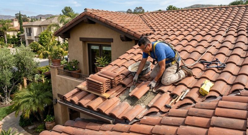 Spanish Tile Roof Repair in Gloucester, VA