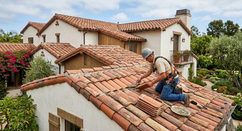 Spanish Tile Roof Repair in Gloucester, VA
