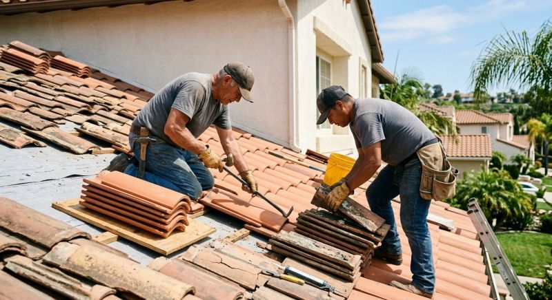 Spanish Tile Roof Repair in Gloucester, VA