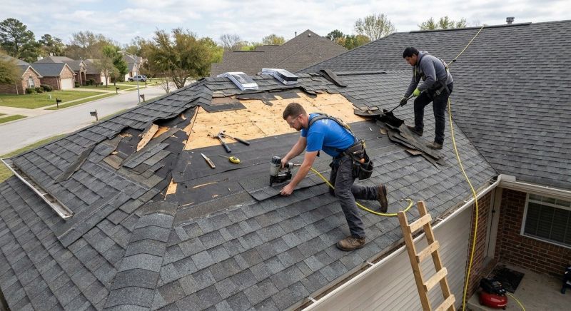 Storm Damage Roof Repair in Mathews, VA