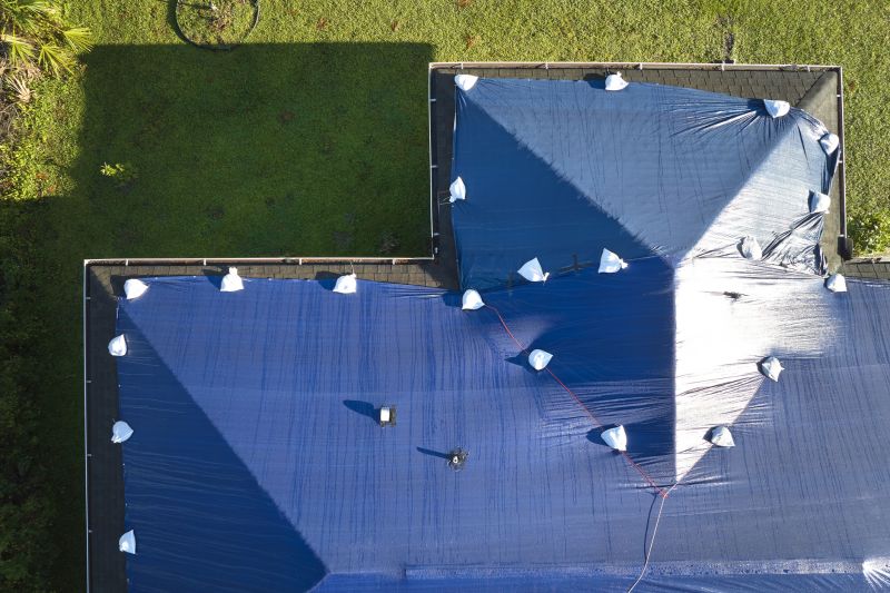 Storm Damage Roof Tarping in Gloucester, VA