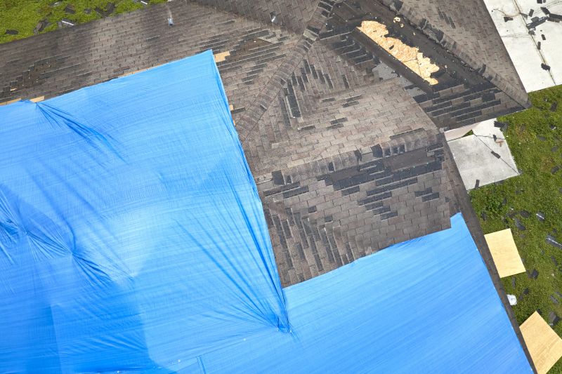 Storm Damage Roof Tarping in Gloucester, VA