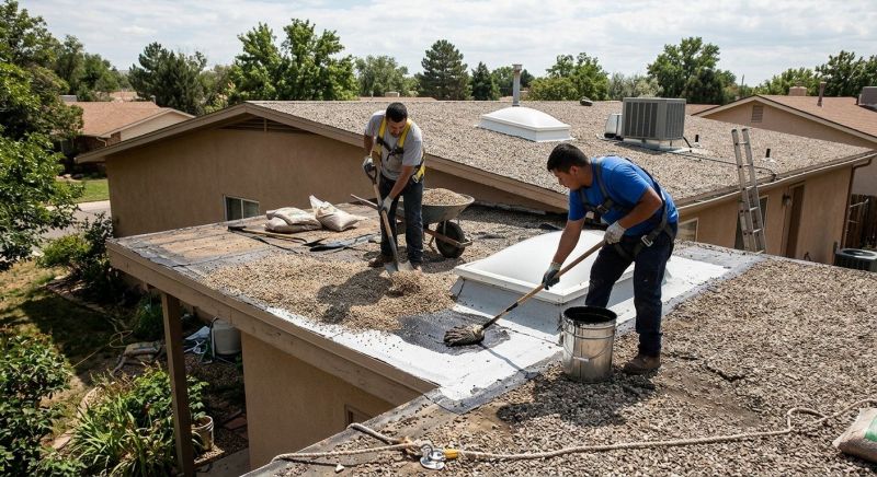 Tar And Gravel Roof Repair in Cardinal, VA