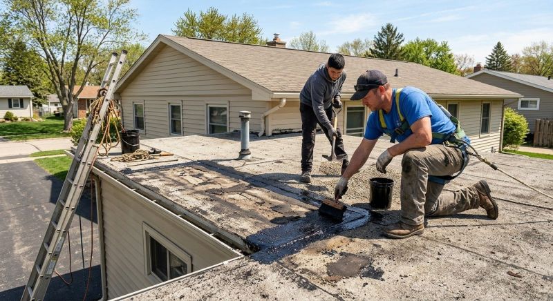 Tar And Gravel Roof Repair in Locust Hill, VA