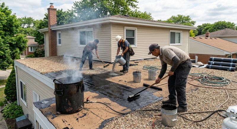 Tar And Gravel Roof Repair in Mathews, VA