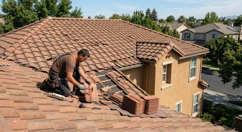 Tile Roof Repair in Lively, VA