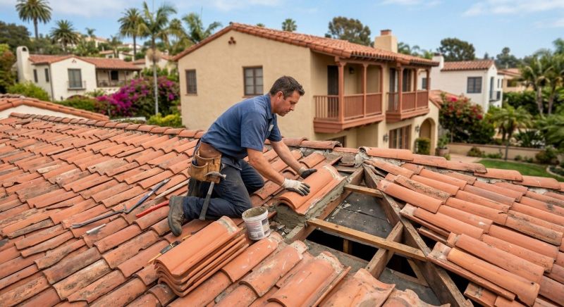 Tile Roof Repair in Locust Hill, VA