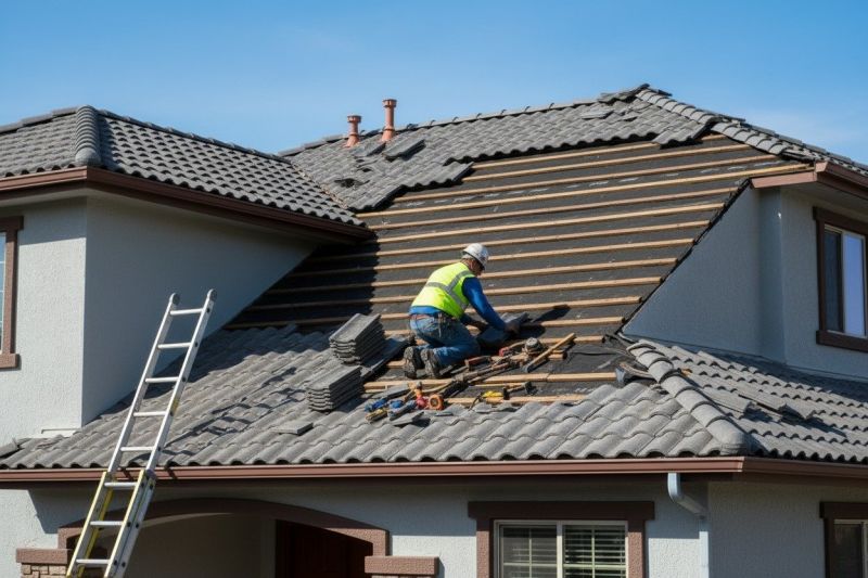 Tile Roof Repair in York County, VA