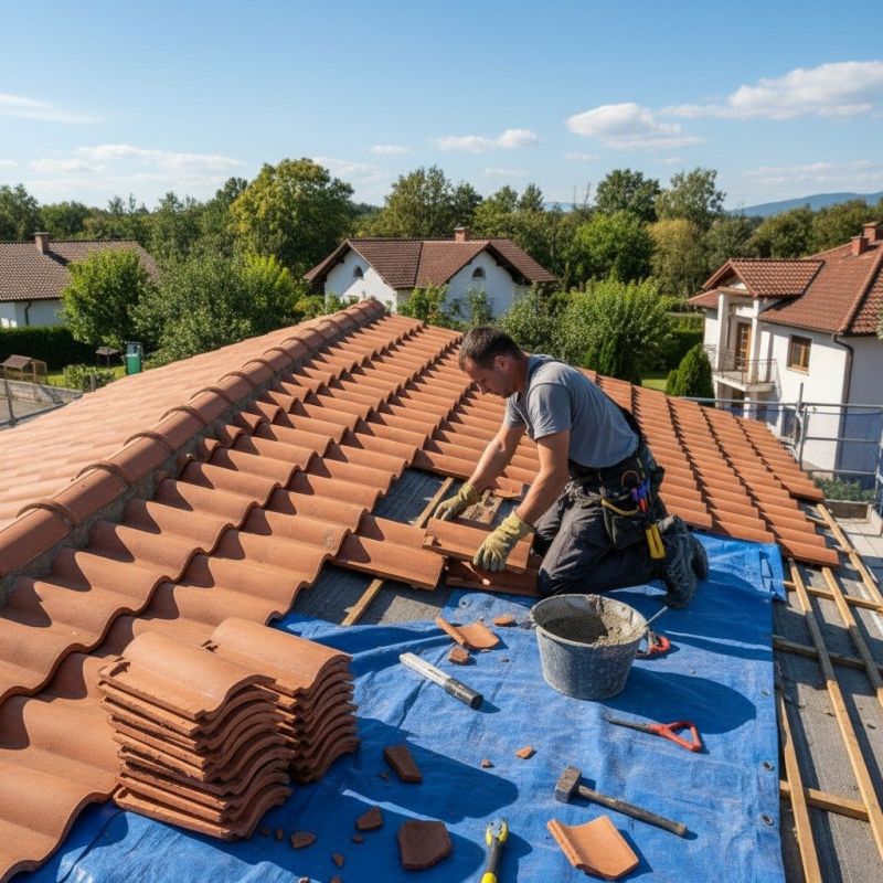 Tile Roof Repair in York County, VA