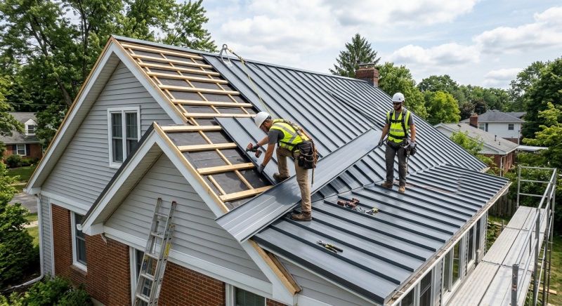 Tin Roof Installation in Poquoson, VA
