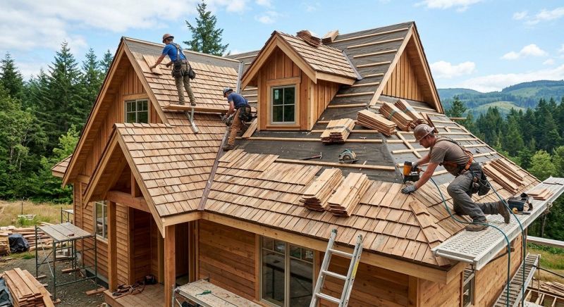 Wood Roofing Installation in Hudgins, VA