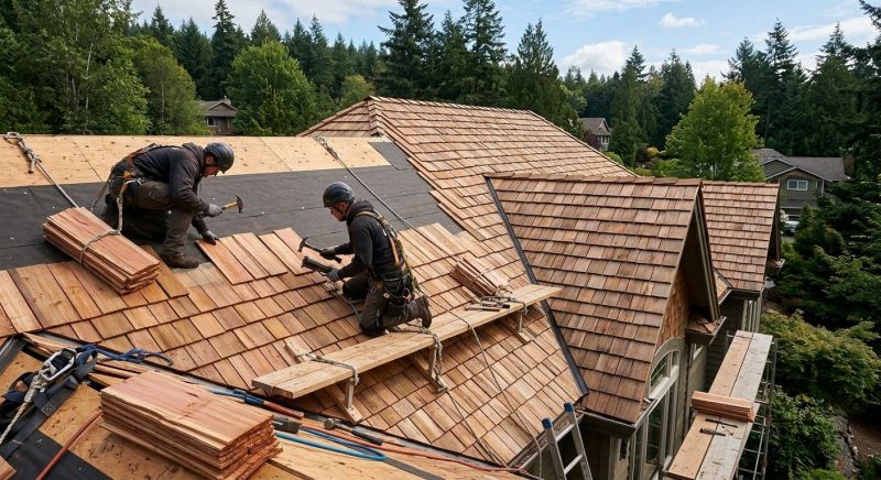 Wood Roofing Installation in Toano, VA