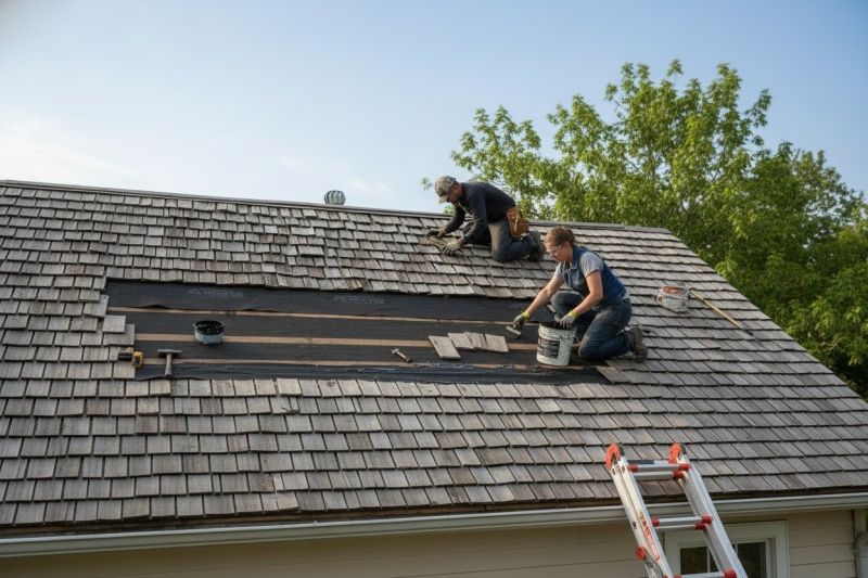 Wood Shake Roof Repair in Kilmarnock, VA