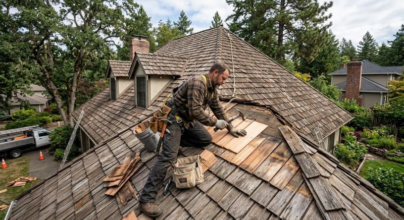 Wood Shake Roof Repair in Locust Hill, VA