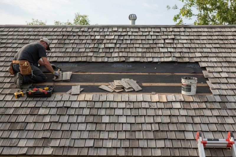 Wood Shake Roof Repair in Middlesex County, VA